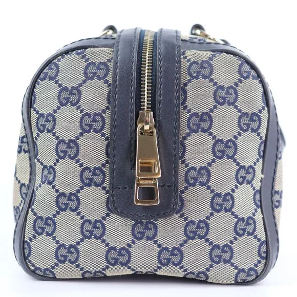 GUCCI Monogram Vintage Web Small Boston - Picture 6 of 16